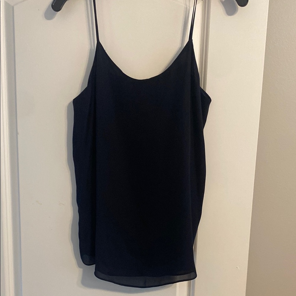 Theory Black Sleeveless Camisole Top